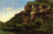 Gustave Courbet, Rocks at Mouthier